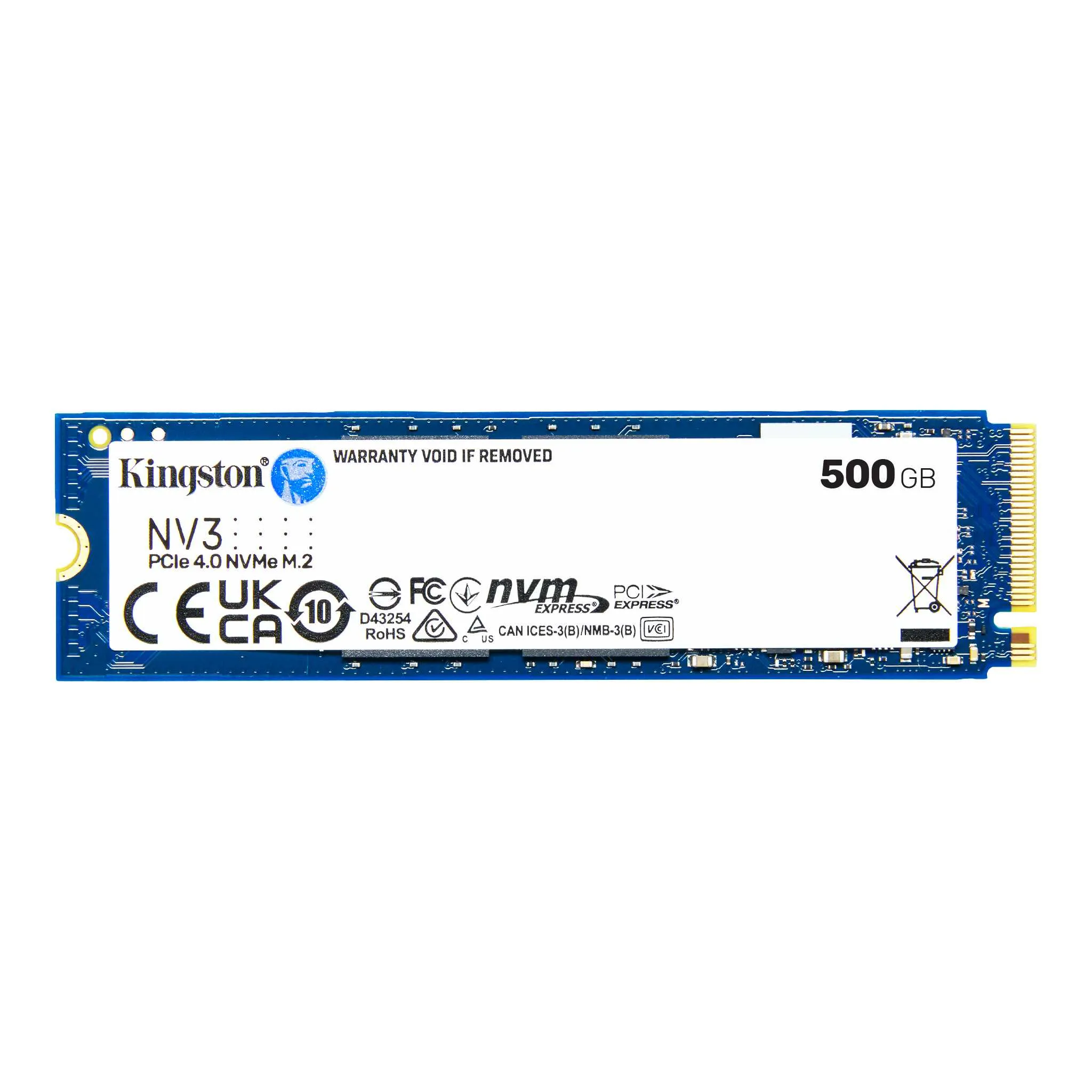 KINGSTON Internal SSD 500GB NVMe 2280 NV3 view 2